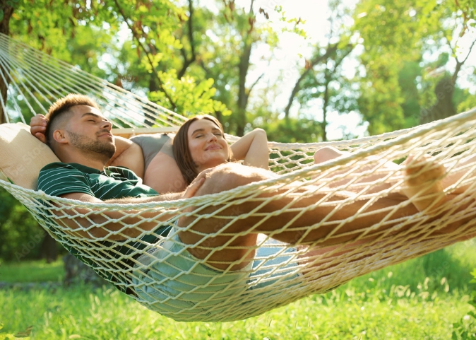 Relaxing moments for couples at Le Paquier Fané campground in Chagny