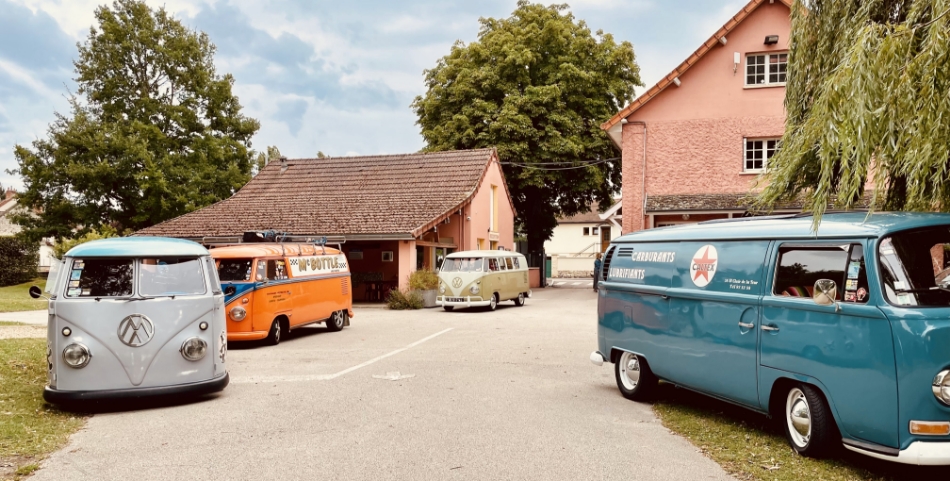 The entrance to the Paquier Fané campsite in Saône-et-Loire